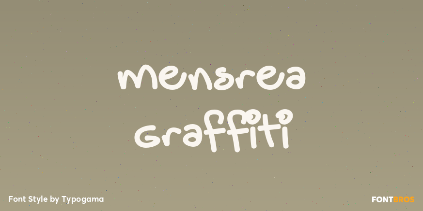 Mensrea Graffiti Poster