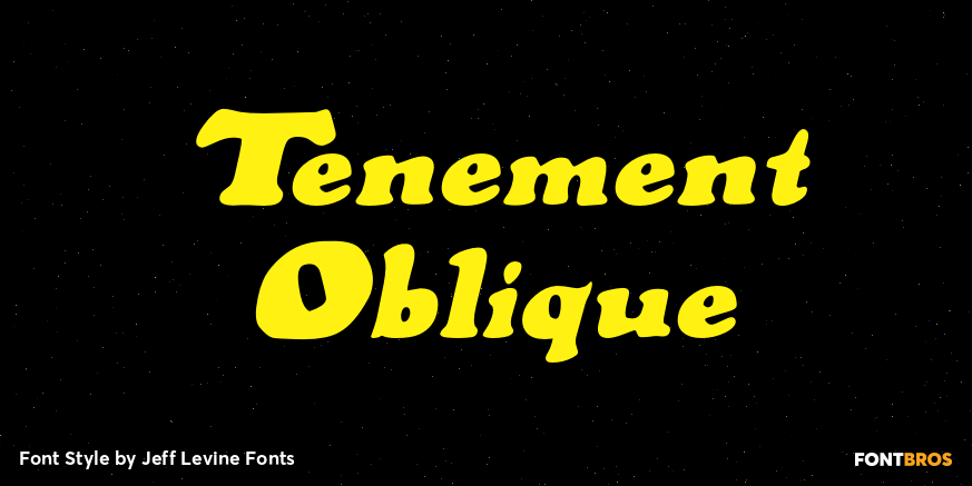Tenement Oblique Poster
