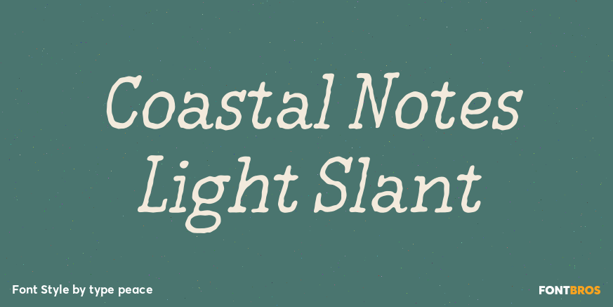 Coastal Notes Light Slant Poster