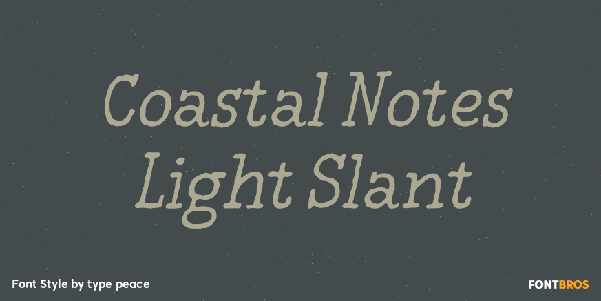 Coastal Notes Light Slant Poster
