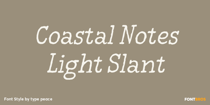 Coastal Notes Light Slant Poster