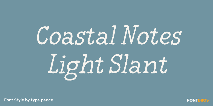Coastal Notes Light Slant Poster