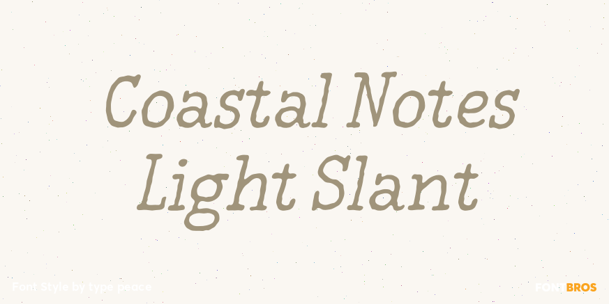 Coastal Notes Light Slant Poster