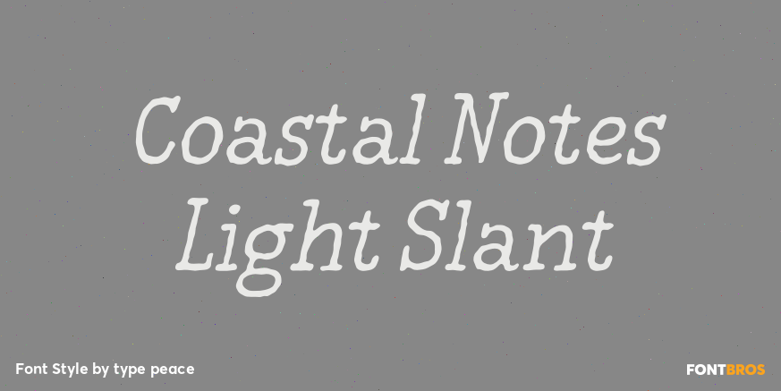 Coastal Notes Light Slant Poster