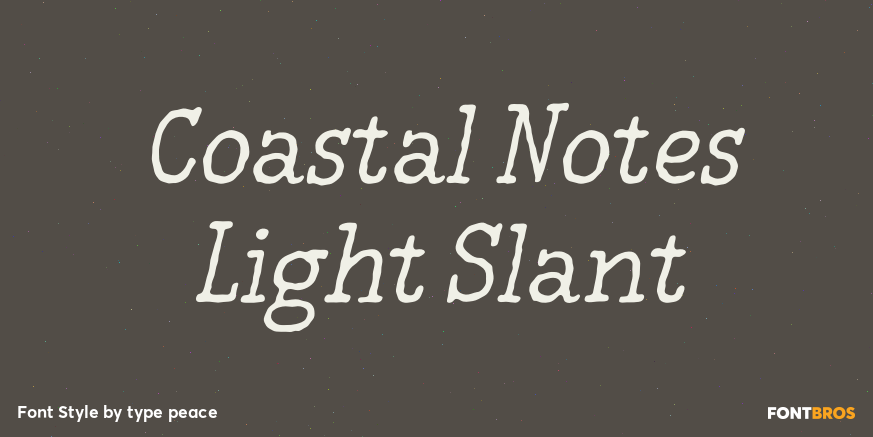 Coastal Notes Light Slant Poster