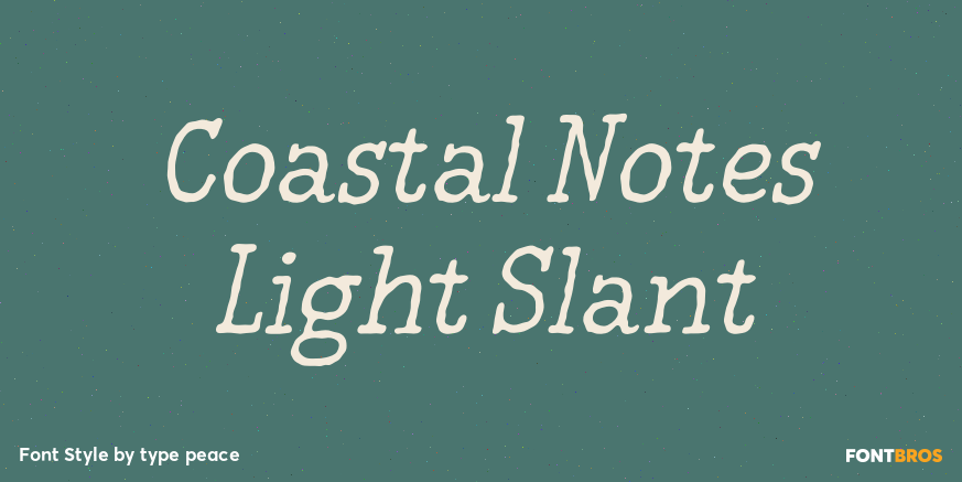 Coastal Notes Light Slant Poster