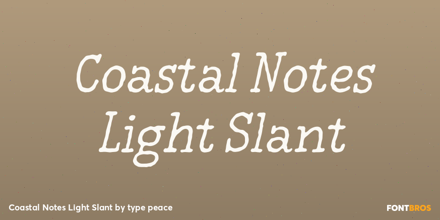 Coastal Notes Light Slant Poster