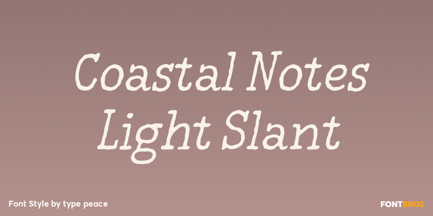Coastal Notes Light Slant Poster