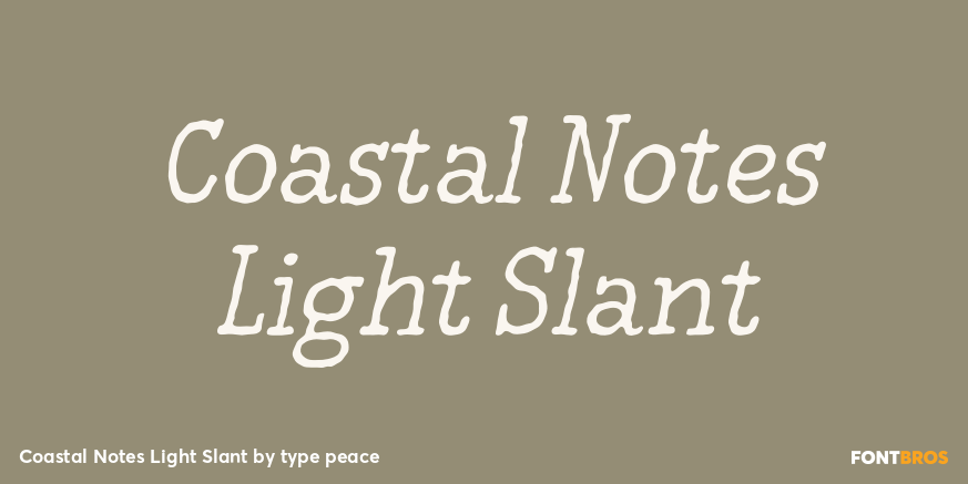 Coastal Notes Light Slant Poster
