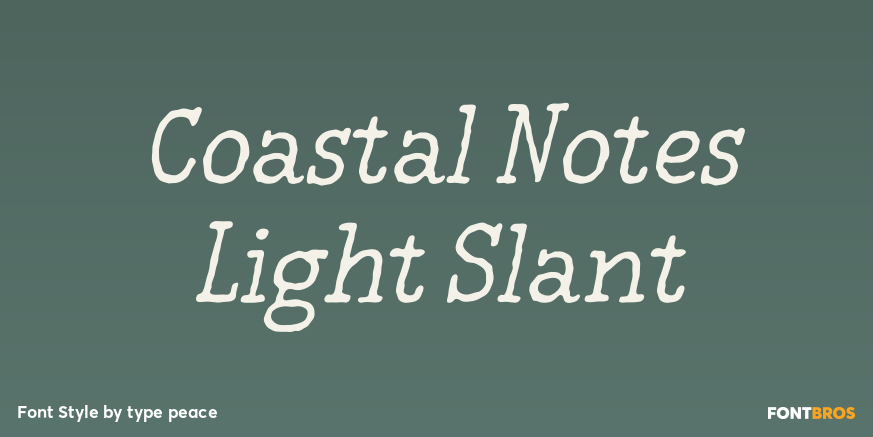 Coastal Notes Light Slant Poster