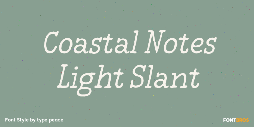 Coastal Notes Light Slant Poster