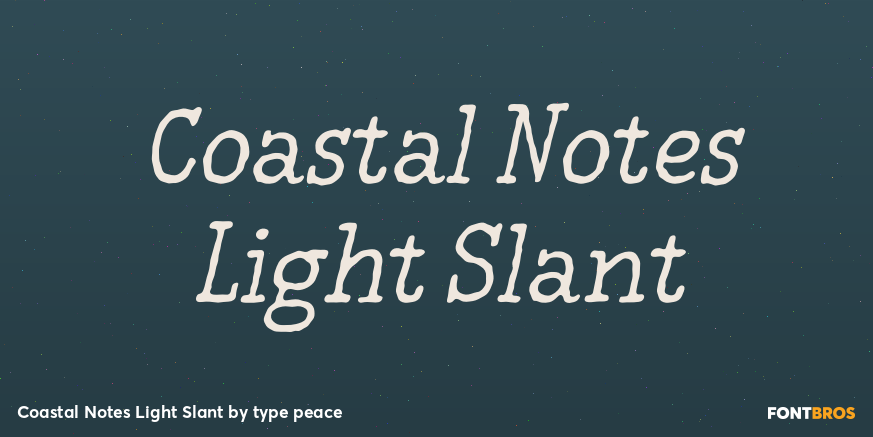 Coastal Notes Light Slant Poster