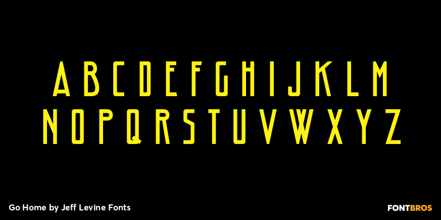 Go Home Font Poster #3