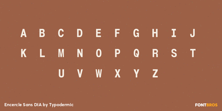 Encercle Sans DIA Font Poster #3