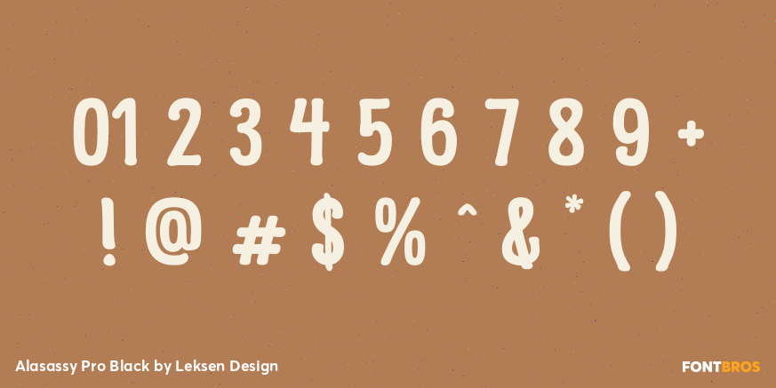 Alasassy Pro Black Font Poster #4