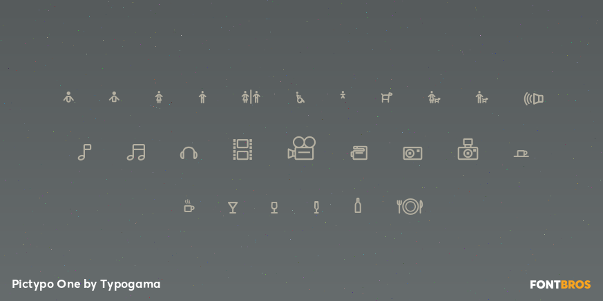 Pictypo One Font Poster #3