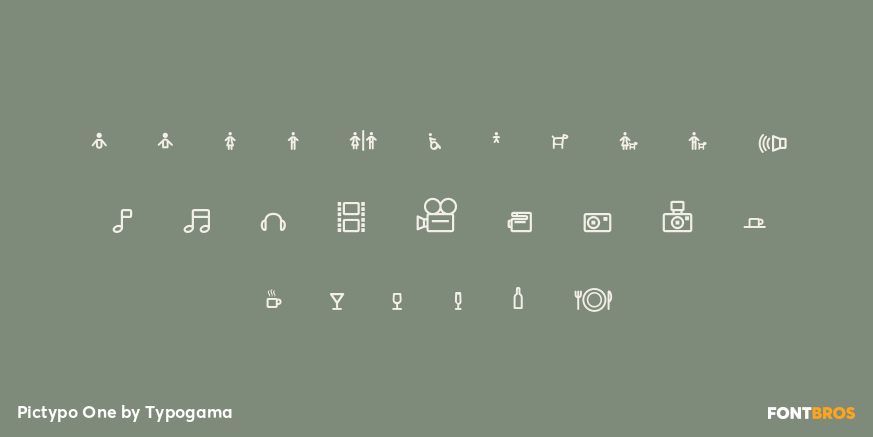 Pictypo One Font Poster #3