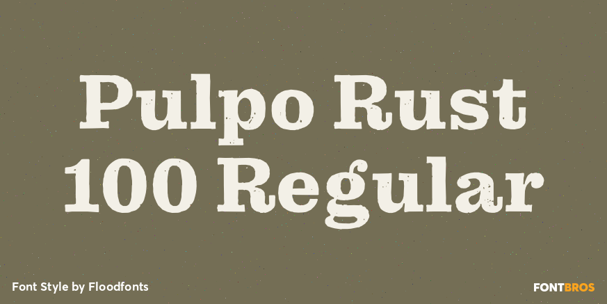 Pulpo Rust 100 Regular Poster