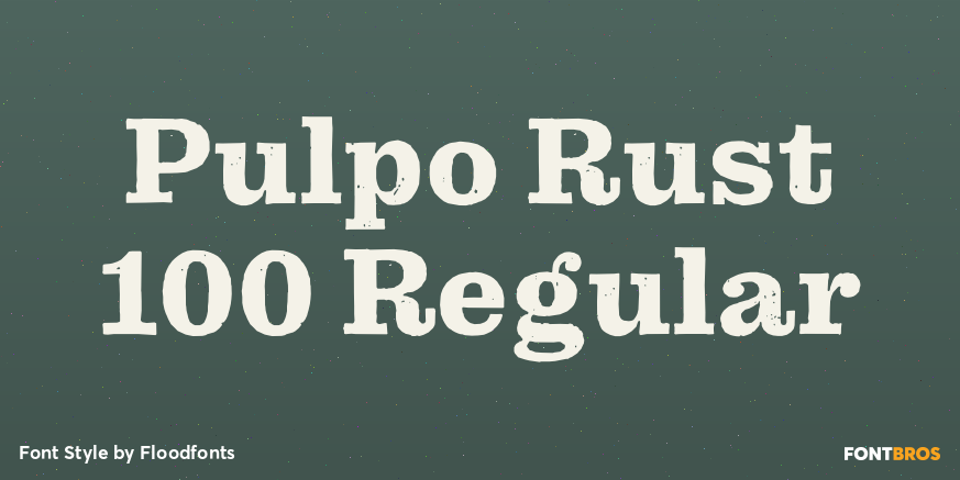 Pulpo Rust 100 Regular Poster