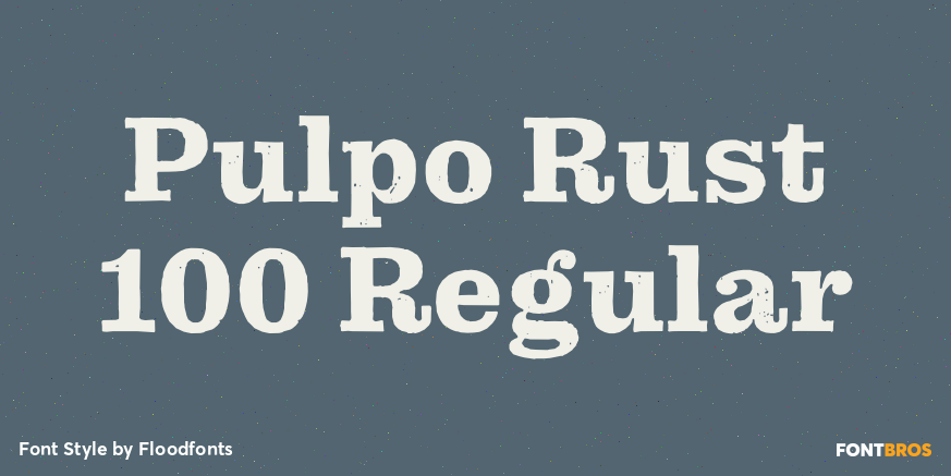 Pulpo Rust 100 Regular Poster