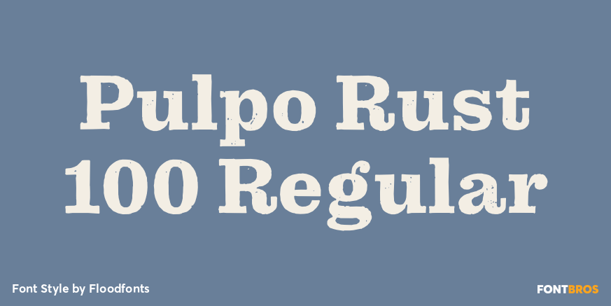 Pulpo Rust 100 Regular Poster