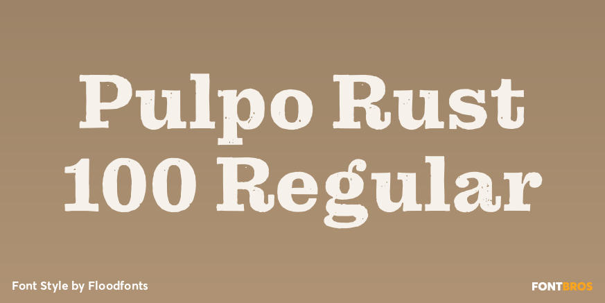 Pulpo Rust 100 Regular Poster