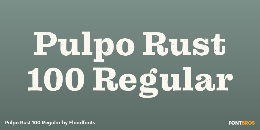 Pulpo Rust 100 Regular Poster