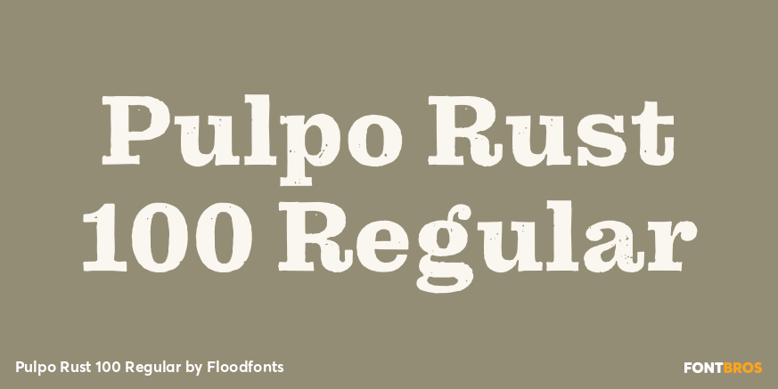 Pulpo Rust 100 Regular Poster