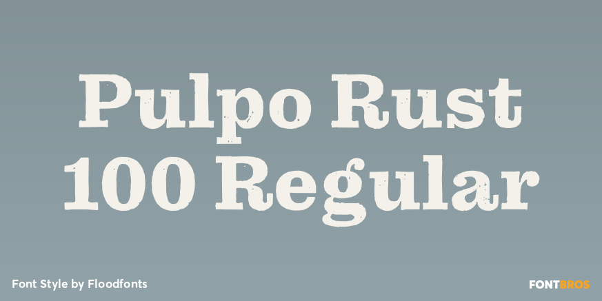 Pulpo Rust 100 Regular Poster