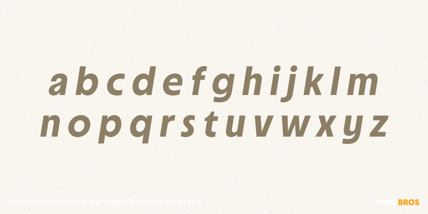 Suncoast Grotesque SemiBold Italic Font Poster #3