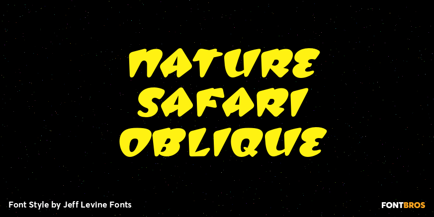 Nature Safari Oblique Poster