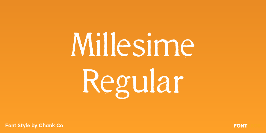 Millesime Regular Poster