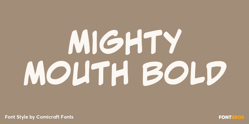 Mighty Mouth Bold Poster