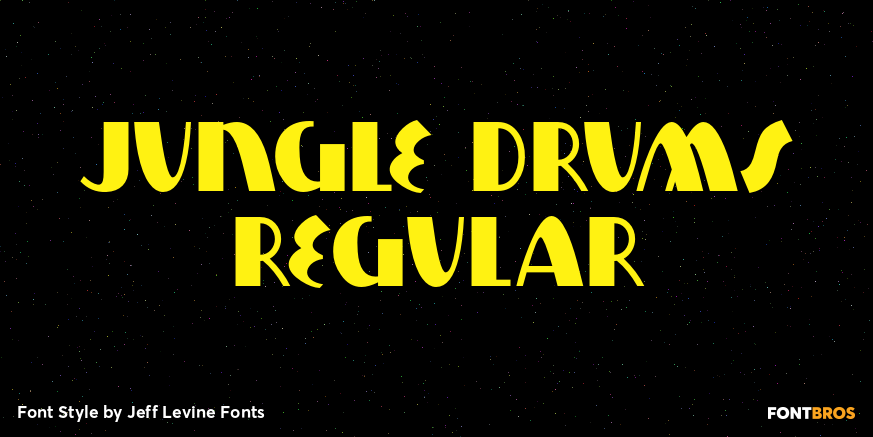 Jungle Drums Regular Poster