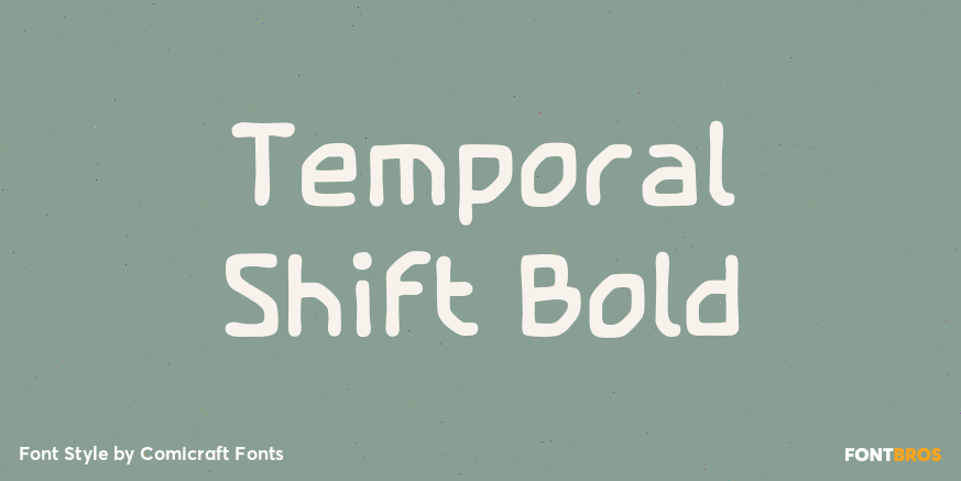 Temporal Shift Bold Poster
