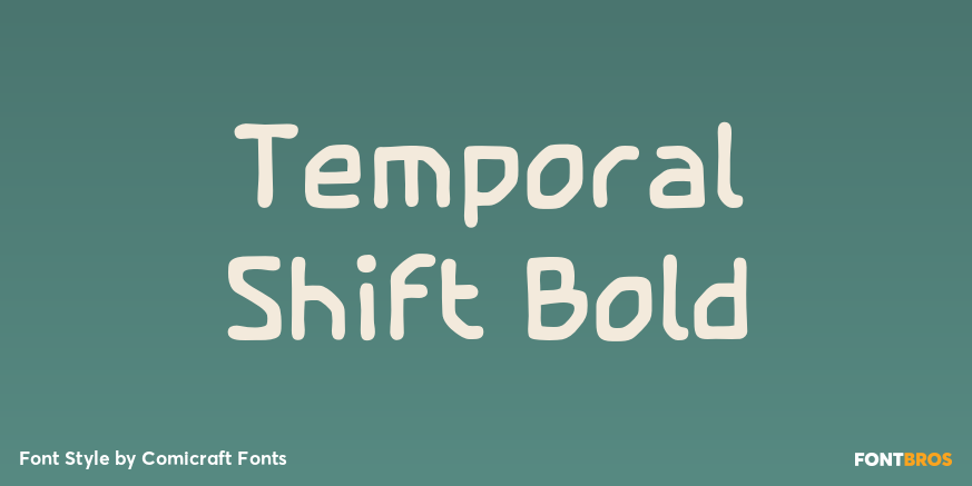 Temporal Shift Bold Poster