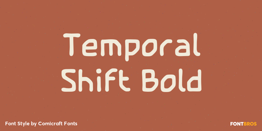 Temporal Shift Bold Poster