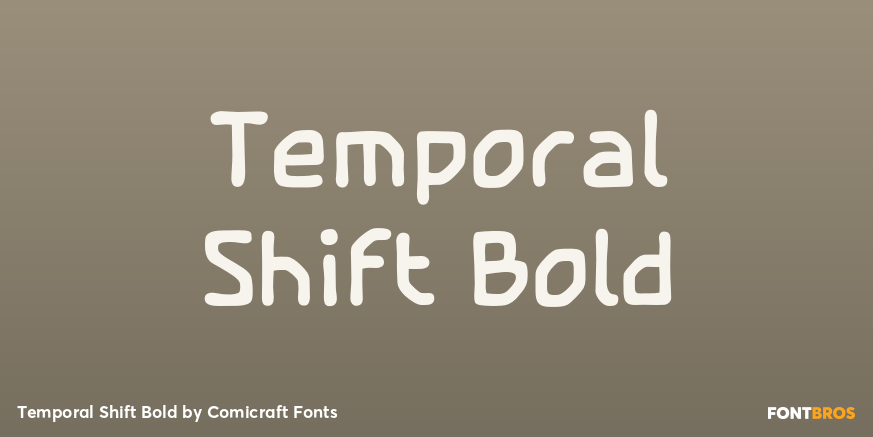 Temporal Shift Bold Poster