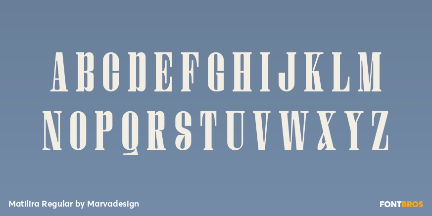 Matilira Font Poster #2