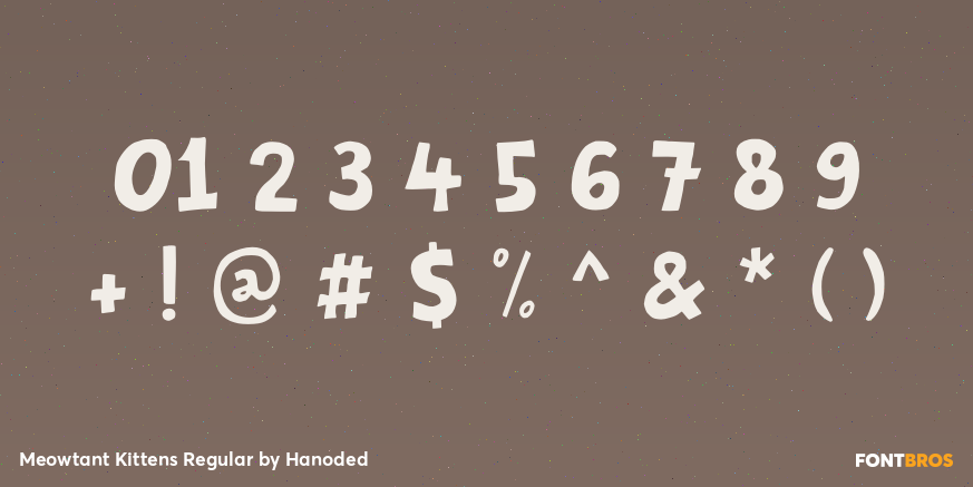 Meowtant Kittens Regular Font Poster #4