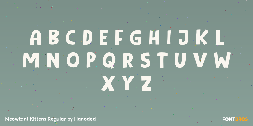 Meowtant Kittens Regular Font Poster #2