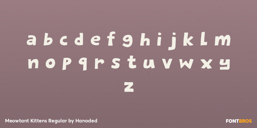 Meowtant Kittens Regular Font Poster #3