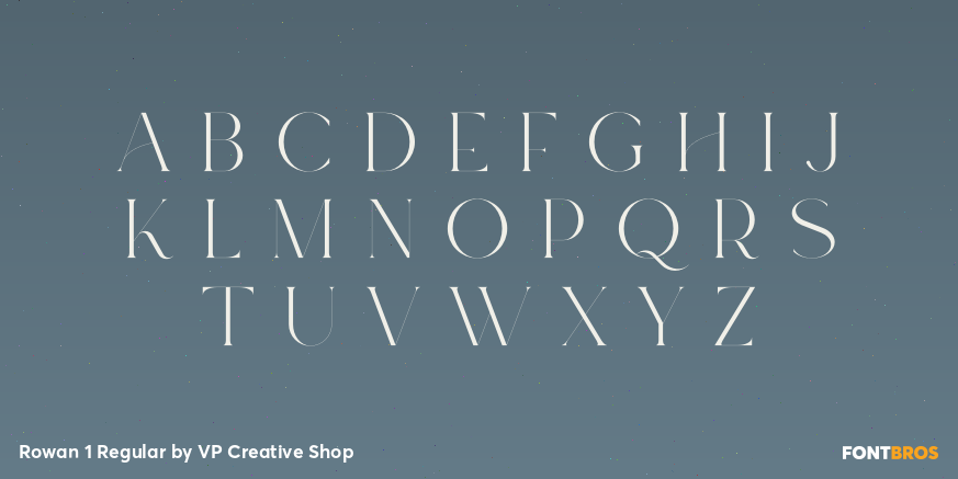 Rowan 1 Regular Font Poster #2