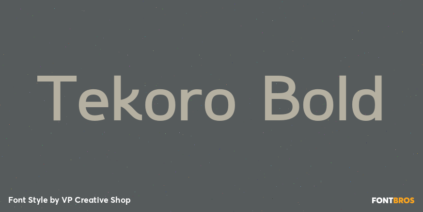 Tekoro Bold Poster