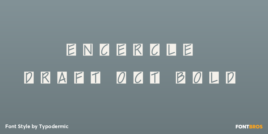 Encercle Draft OCT Bold Poster