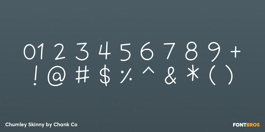 Chumley Skinny Font Poster #4