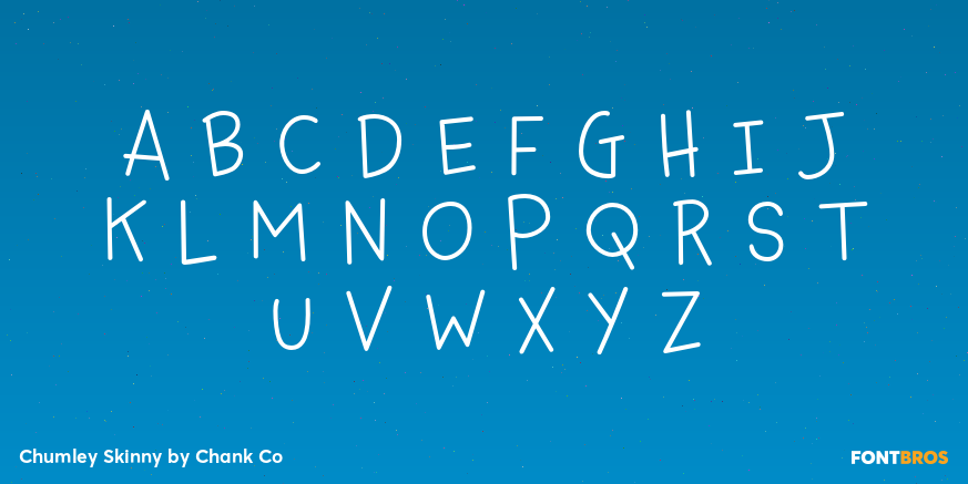 Chumley Skinny Font Poster #1