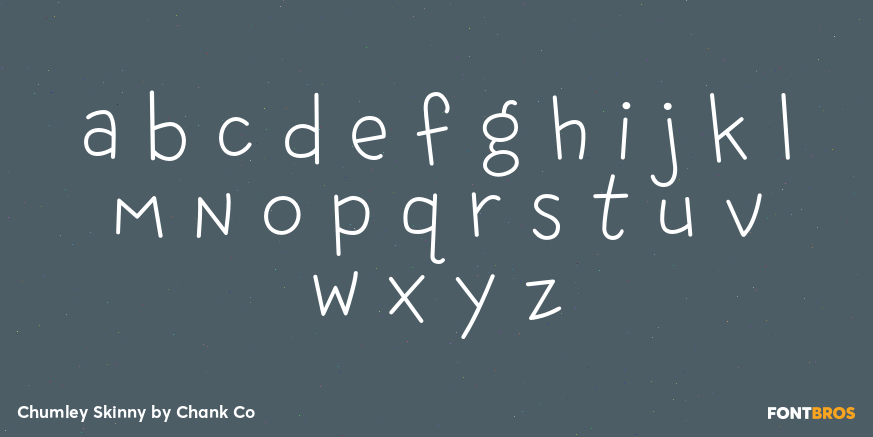Chumley Skinny Font Poster #1