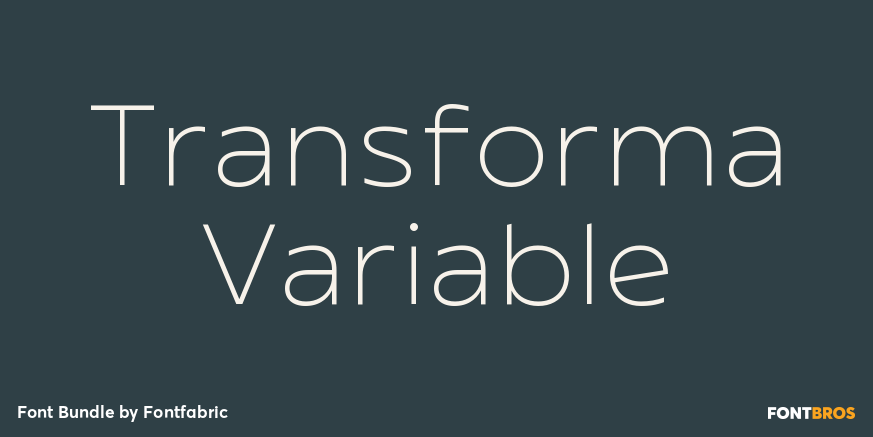 Transforma Variable Poster