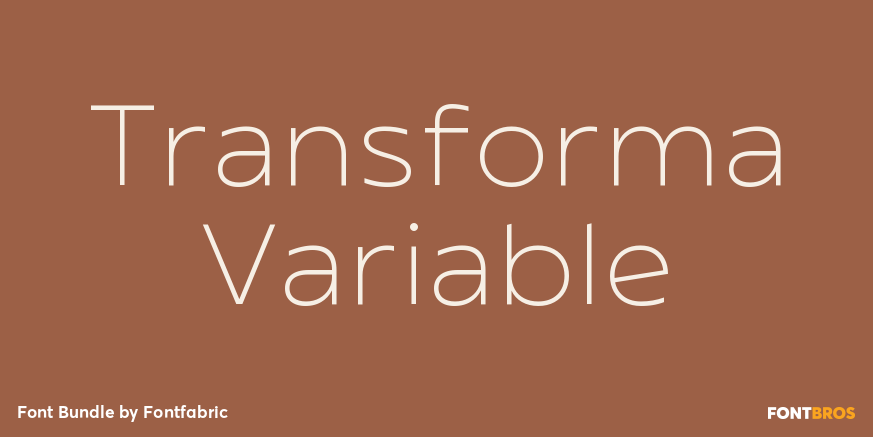 Transforma Variable Poster